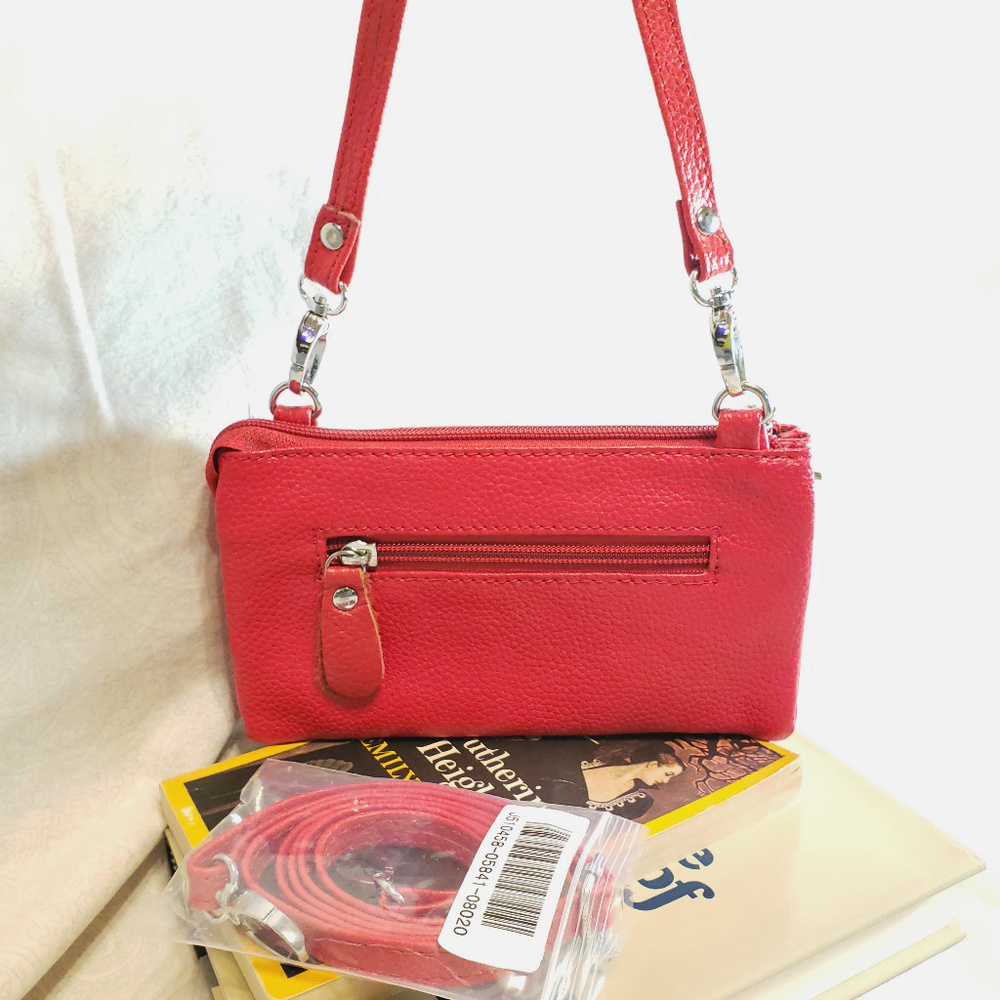 New Ameri Leather Leather Wallet Crossbody - image 2